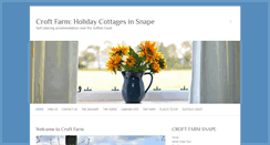 Desktop Screenshot of croftfarmsnape.co.uk