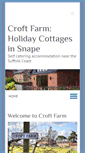 Mobile Screenshot of croftfarmsnape.co.uk